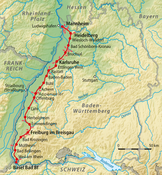 Rheintalbahn Mannheim-Basel